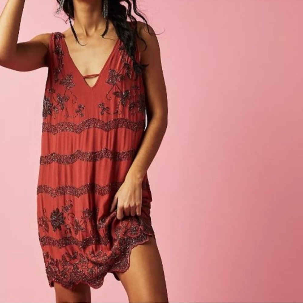 Free People Mad Love Mini Dress S